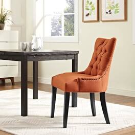 Regent Tufted Fabric Dining Chair by Modway - Orange