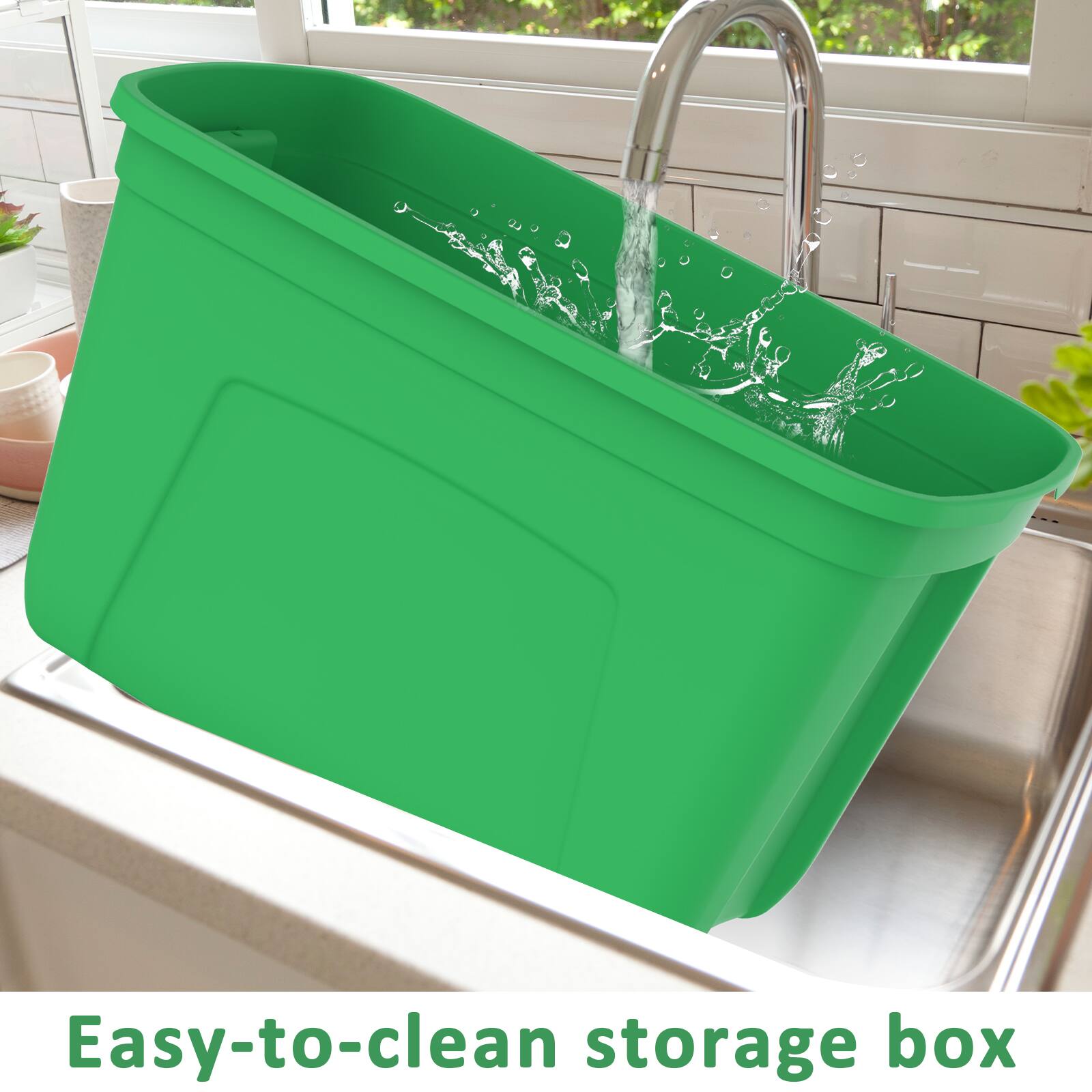 Easy-to-clean storage box