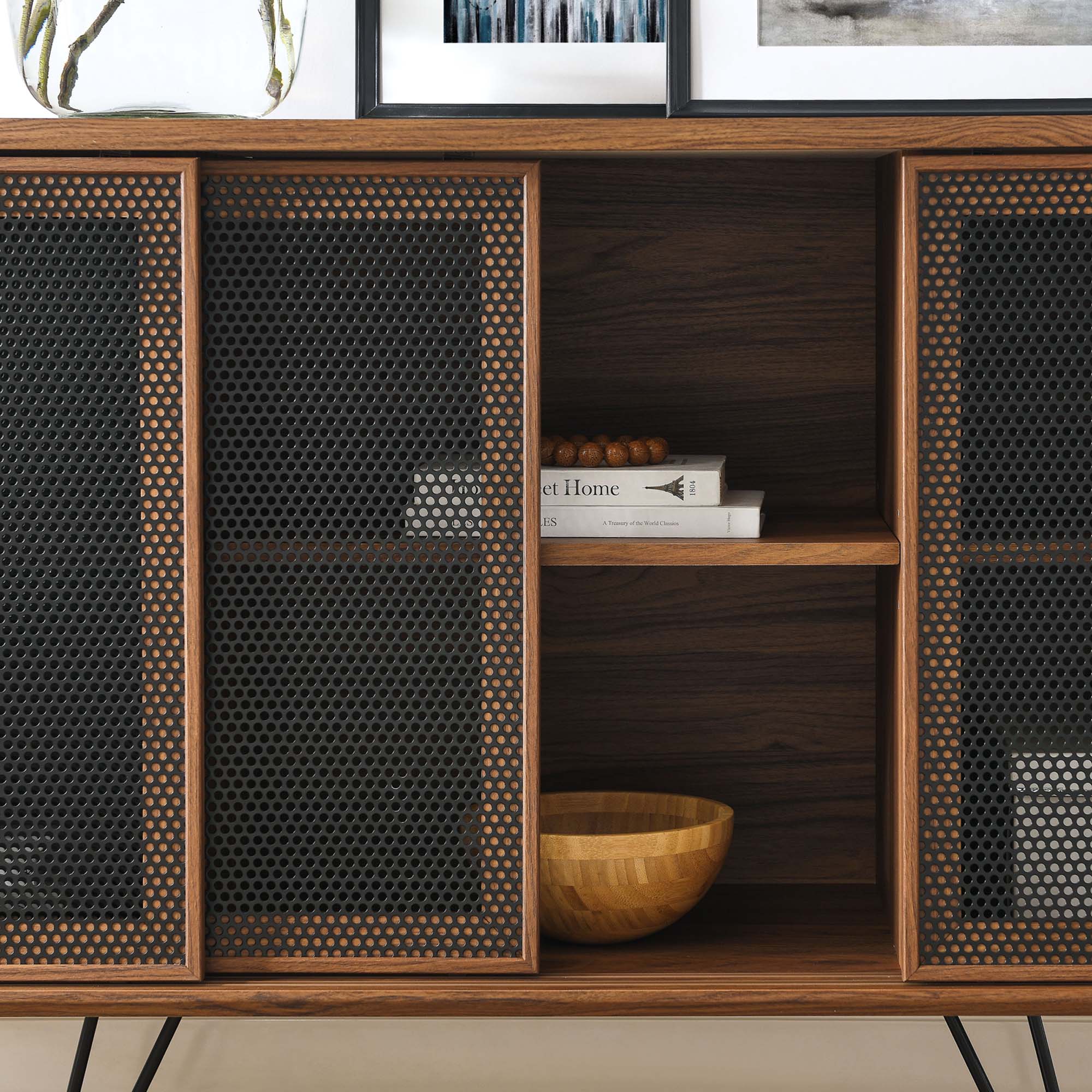Left. Modway - Nomad Sideboard by Modway - Walnut.