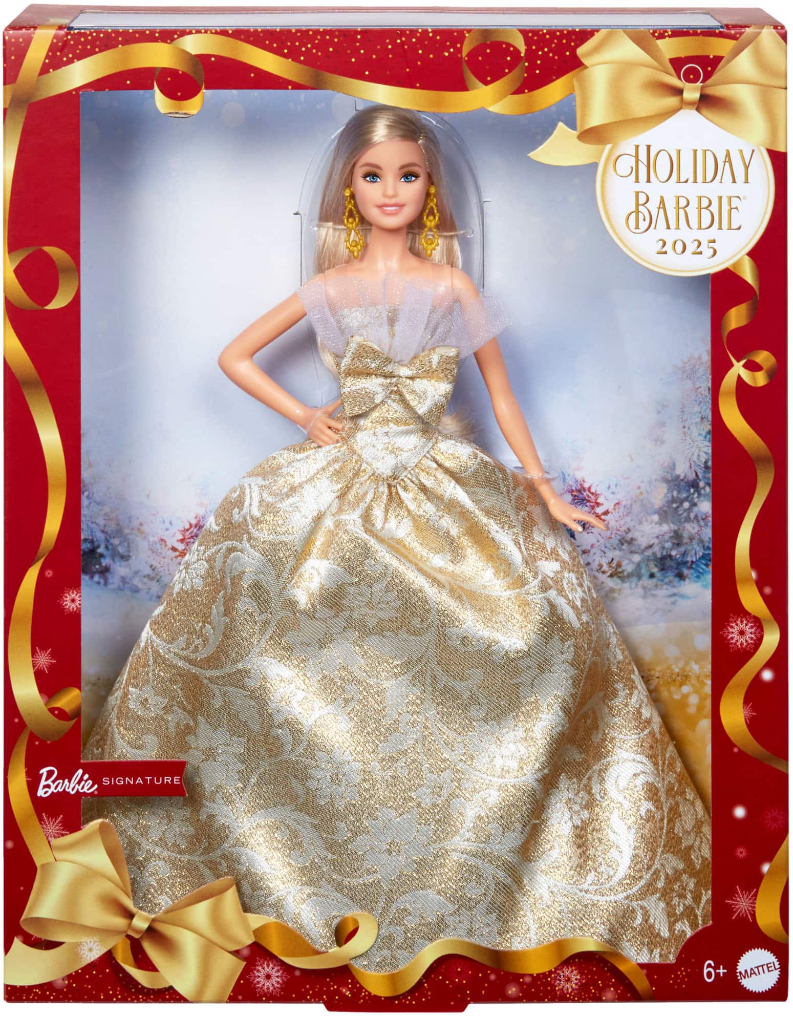 HOLIDAY BARBIE 2025
Barbie SIGNATURE
6+
MATTEL