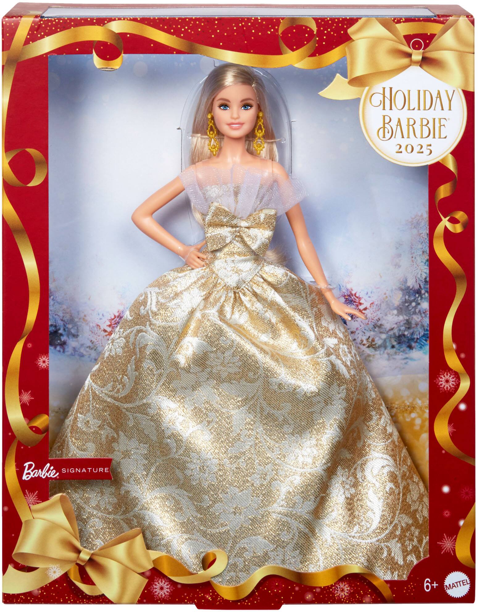 HOLIDAY BARBIE 2025  
Barbie SIGNATURE  
6+  
MATTEL