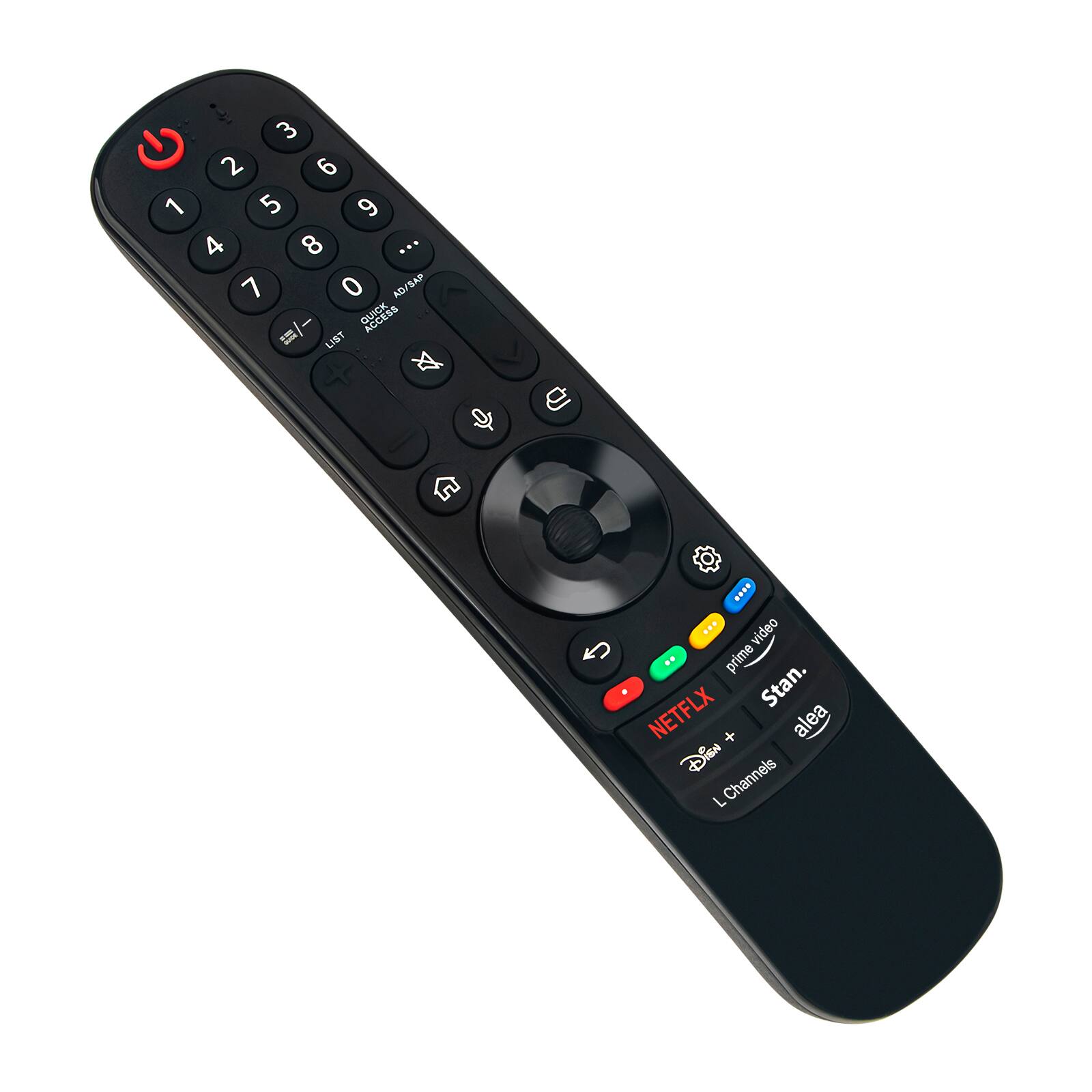 3 2 6 1 5 9 4 8 ... 7 0 SAP AD - QUICK ACCESS LIST . : video prime Stan. NETFLX + alea DISN a L Channels