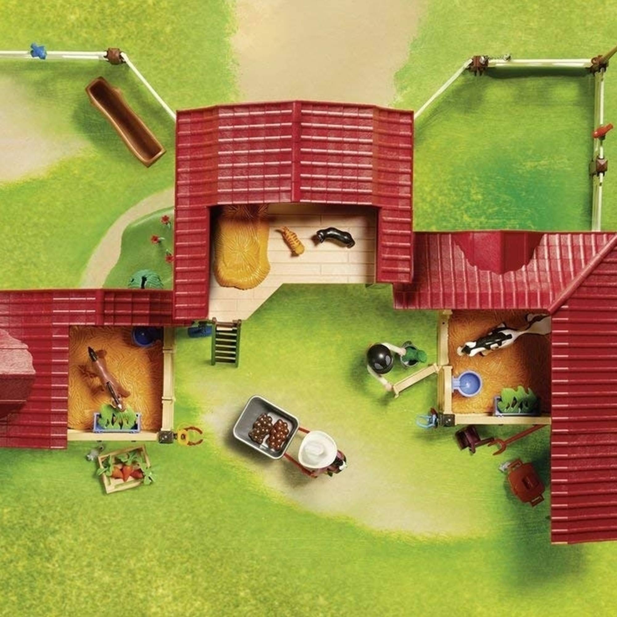 Alt View 2. Playmobil - Playmobil 6926 Horse Farm Building Set.