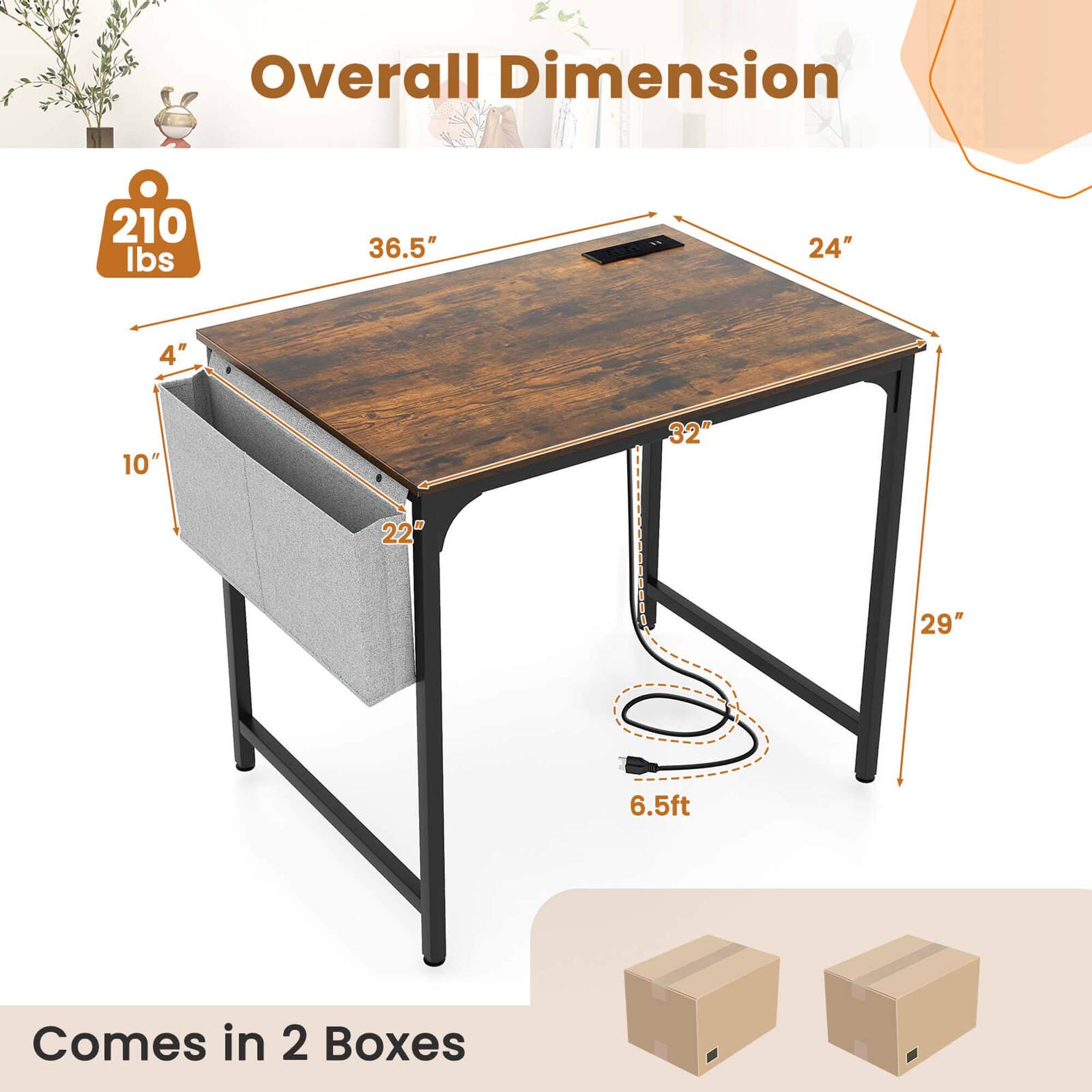 Overall Dimension

210 lbs

36.5" x 24" x 4" x 10" x 32" x 22" x 29" x 6.5ft

Comes in 2 Boxes