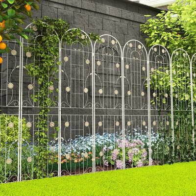Costway 2 Pack Rustproof Metal Garden Trellis 71 Costway 2 Pack Rustproof Metal Garden Trellis 71