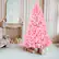 Alt View 7. Winado - 7FT Artificial Christmas PVC Tree Unlit with Branch, Sturdy Metal Stand for Outdoor Indoor Holiday Party Decoration - Pink.