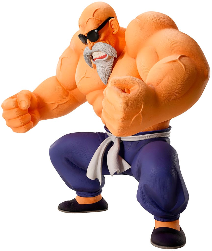 Left. Bandai - Master Roshi - Son Goku Training Section - Dragon Ball - Ichibansho Masterlise 8.3" Figure.