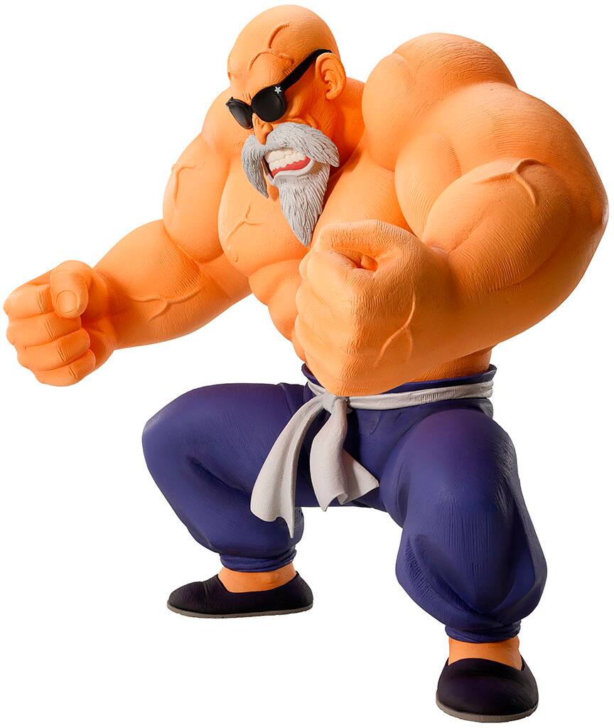 Left. Bandai - Master Roshi - Son Goku Training Section - Dragon Ball - Ichibansho Masterlise 8.3" Figure.