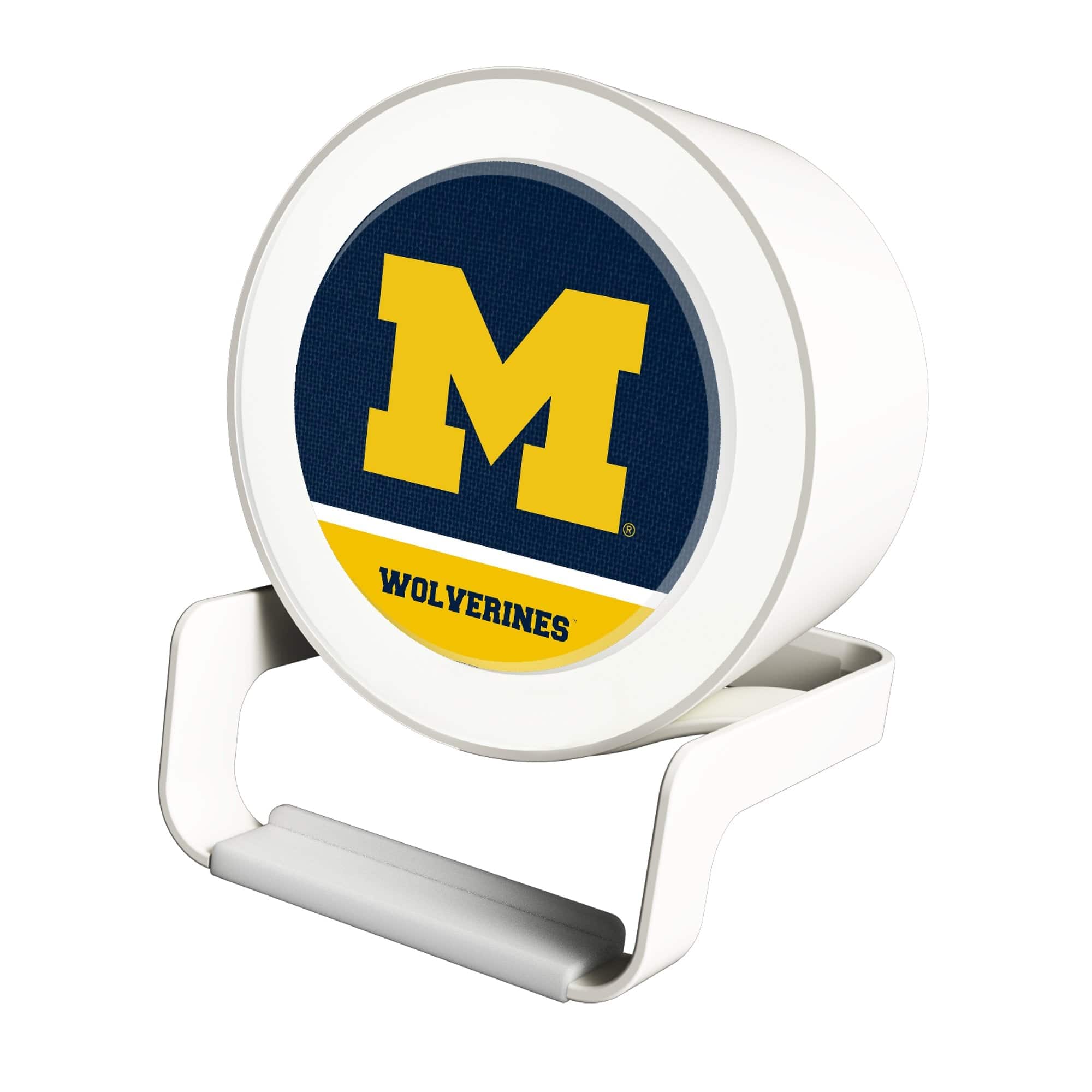Keyscaper - Michigan Wolverines Night Light Wireless Charger And Bluetooth Speaker - Multicolor