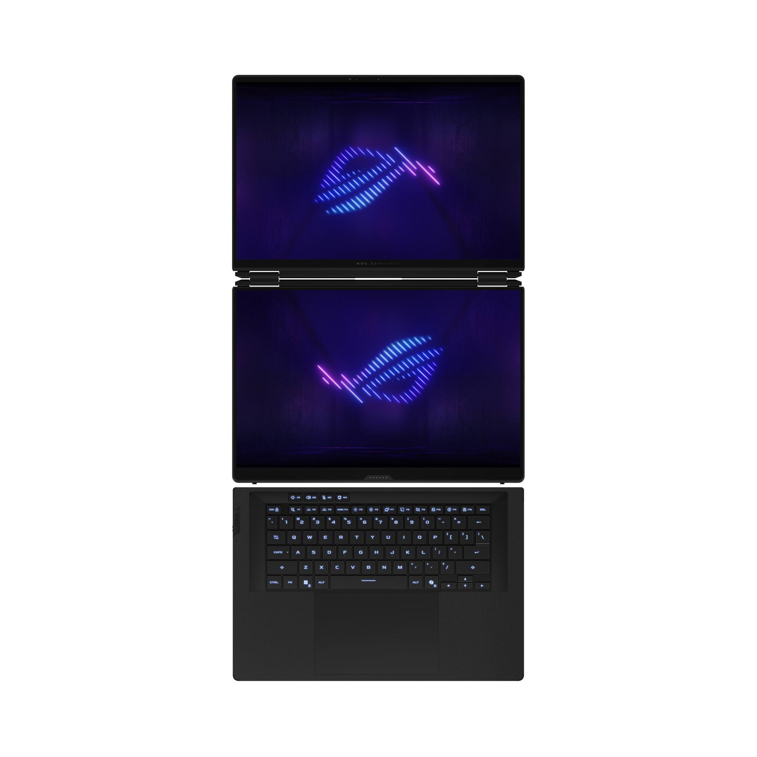 Alt View 12. ASUS - ROG Zephyrus Duo Dual 16" OLED 120Hz Touch Gaming Laptop - Intel Core Ultra 9 - NVIDIA RTX 5090 - 32GB RAM - 1TB SSD - Stellar Grey.