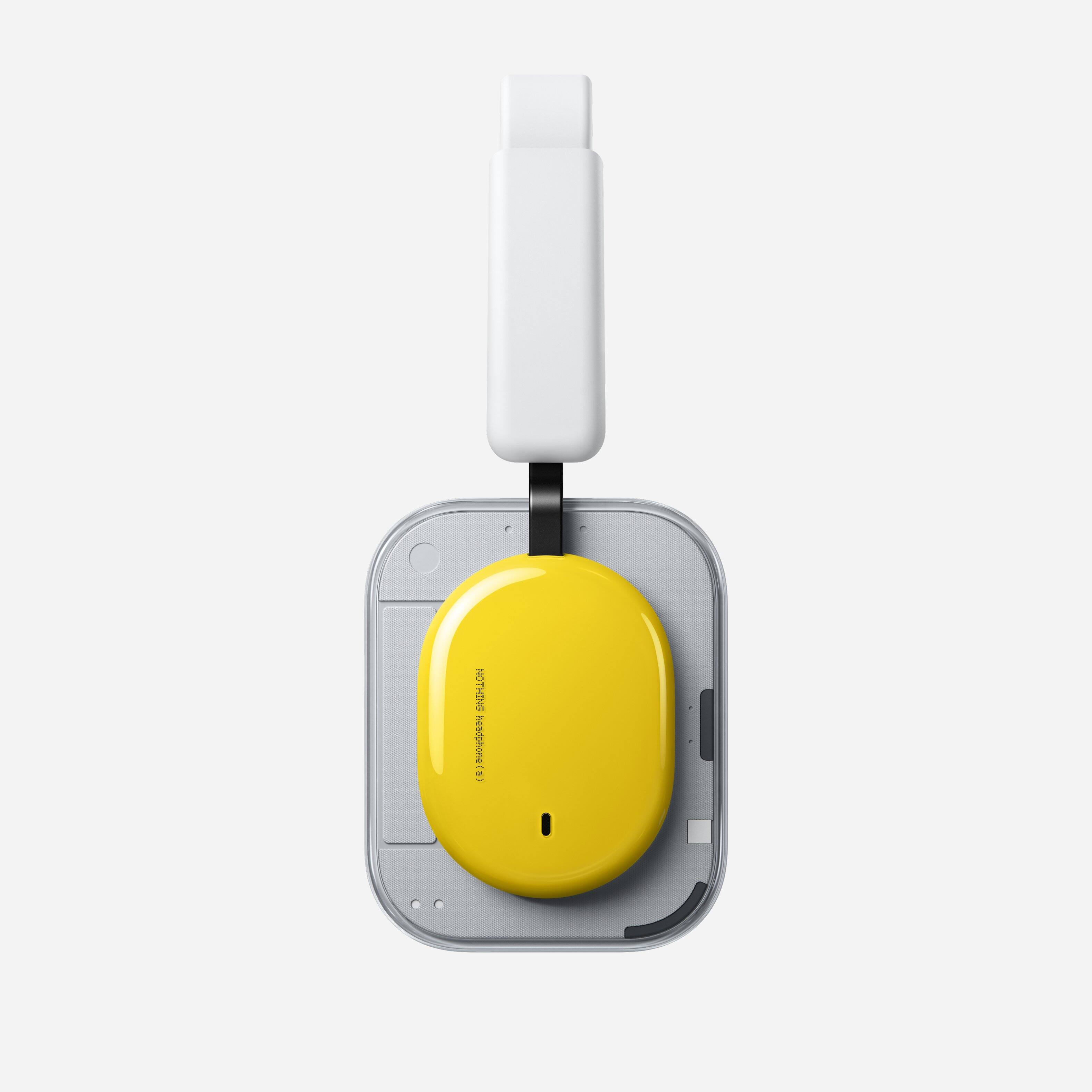 Alt View 5. Nothing - Headphone (a) Wireless Over-Ear Bluetooth Headphones - Yellow.
