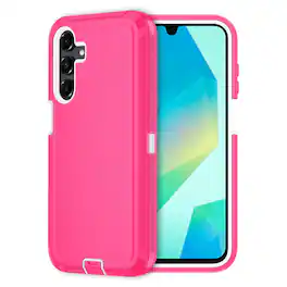 Entronix - Case for Galaxy A16 - Triple-Layer Heavy Duty Protection - Pink