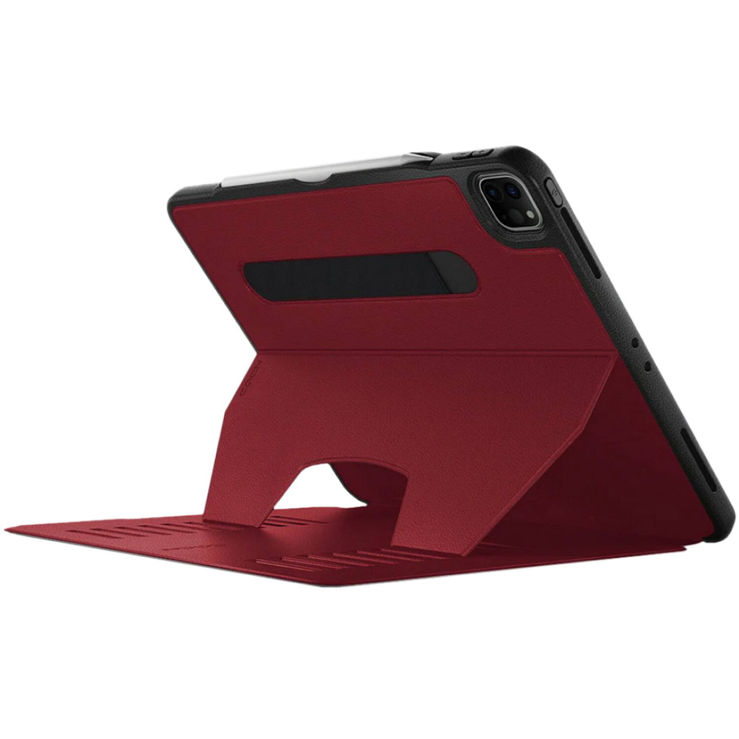 Alt View 2. ZUGU - Slim Protective Case for Apple iPad Pro 12.9 Case (5th/6th Generation, 2021/2022) - Red.
