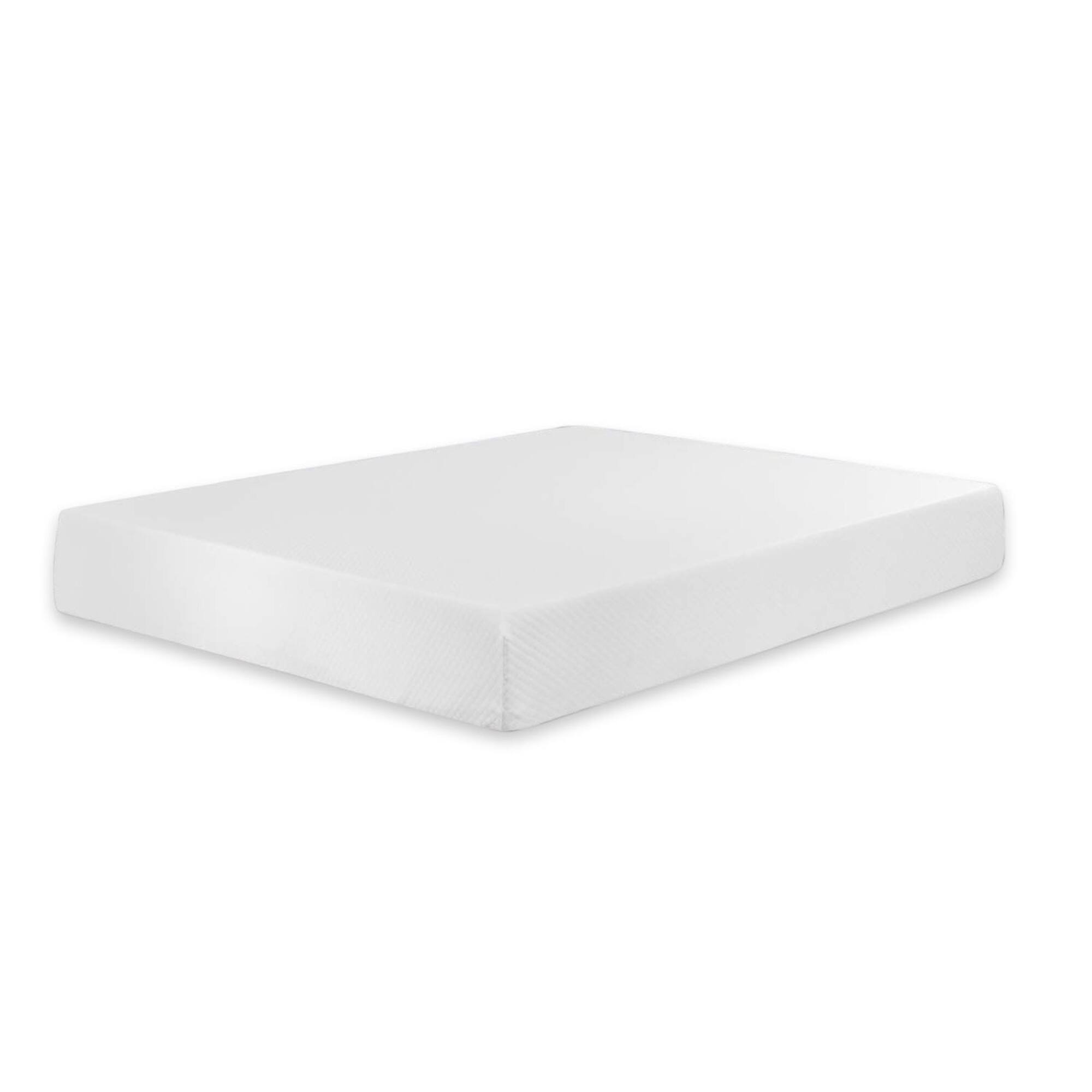 Left. Vaczon - 12" Full Mattress with Gel Memory Foam 9.5" Support Base Pressure Relieving Comfort, Easy Setup - White.