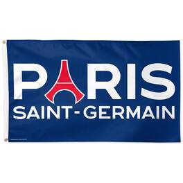 WinCraft - Paris Saint-Germain 3' x 5' Single-Sided Wordmark Deluxe Flag - Multicolor