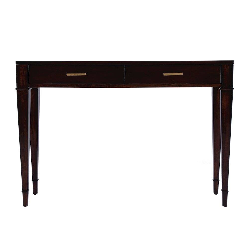 Back. Butler Specialty - Kai 2 Drawer 45" Wood Console Table - Dark Brown.