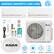 20SEER2 38000BTU (18K+24K)
C ETD US RISTED
Zakop 619
Exohop 619
sum - III II II IIII II TT 8 zokop 61 B_o nnto_ti . - ann X
Cooling Heating Noiseless WIFI Function