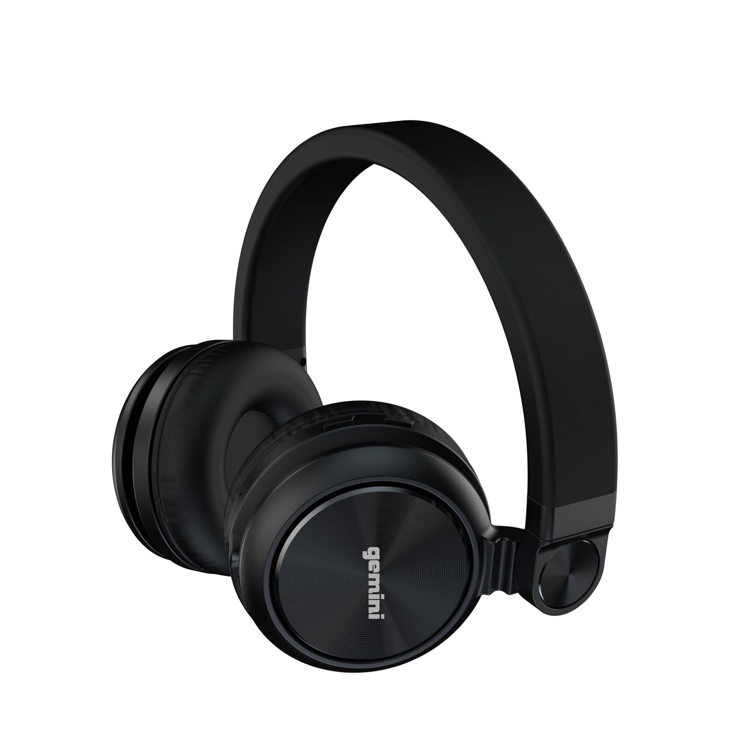 Alt View 2. Gemini - GBTX-200 wireless Bluetooth 5.4 headphones with ENC mic for calls, 40mm drivers and 3.5mm AUX input - Black.