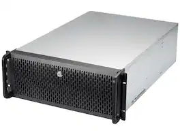 Rosewill - 4U Server Chassis | 15x3.5" HDD | E-ATX | 6x120mm/2x80mm Fans | 2xUSB3.0 | Lock | Silver/Black - RSV-L4500U - Silver/Black