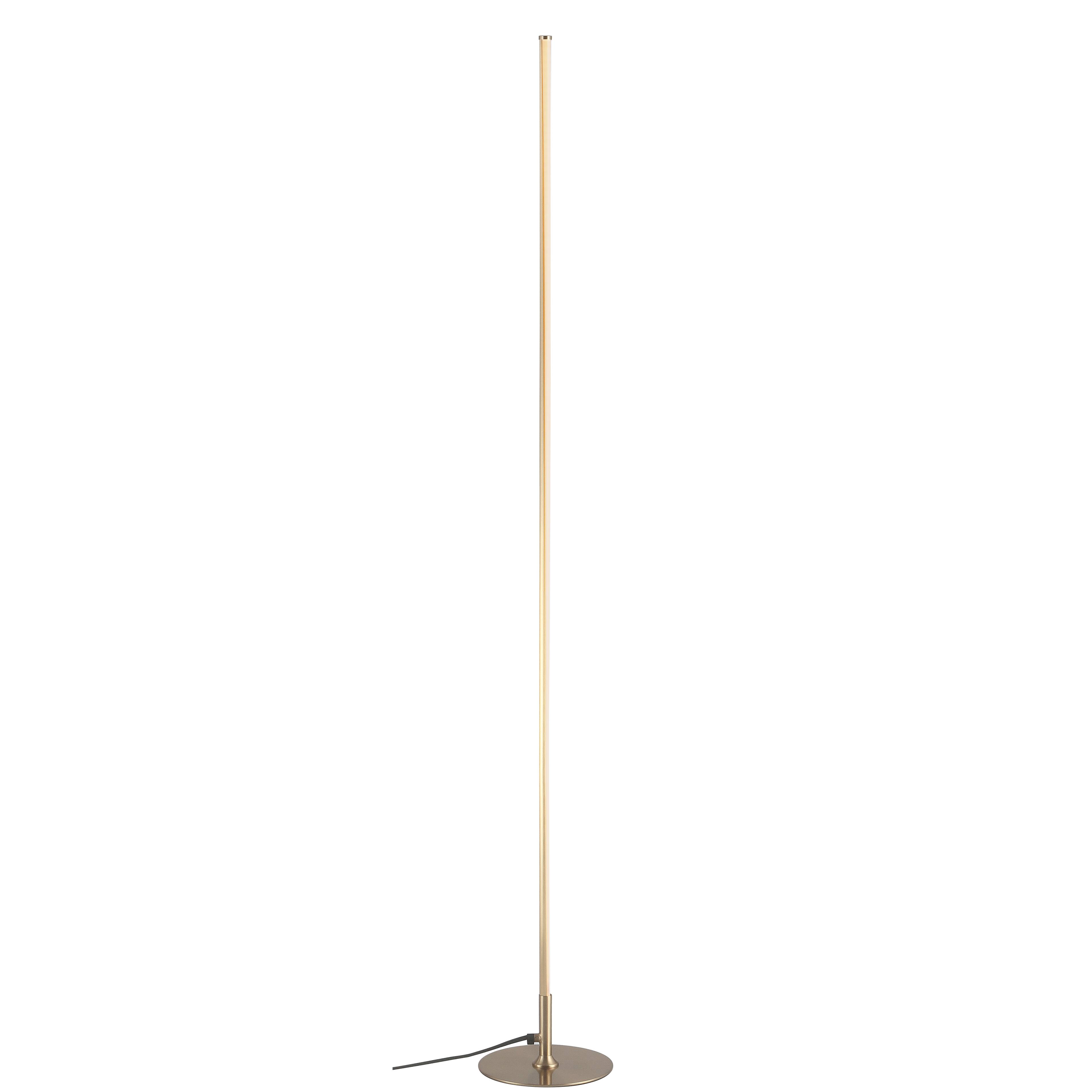 "Jonathan Y - Iris 59.5"" LED Integrated Floor Lamp - Gold" price history on PriceWatchPro