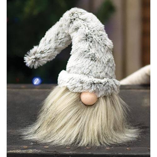 Front. BreeBe - *Gnome With Gray Fur Hat - Multi.