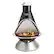Front. Cuisinart - Chimenea Propane Fire Pit - Black.