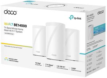 TP Link Deco 7 Pro BE14000 Tri Band Wi Fi 7 Whole Home Mesh Router TP Link Deco 7 Pro BE14000 Tri Band Wi Fi 7 Whole Home Mesh Router