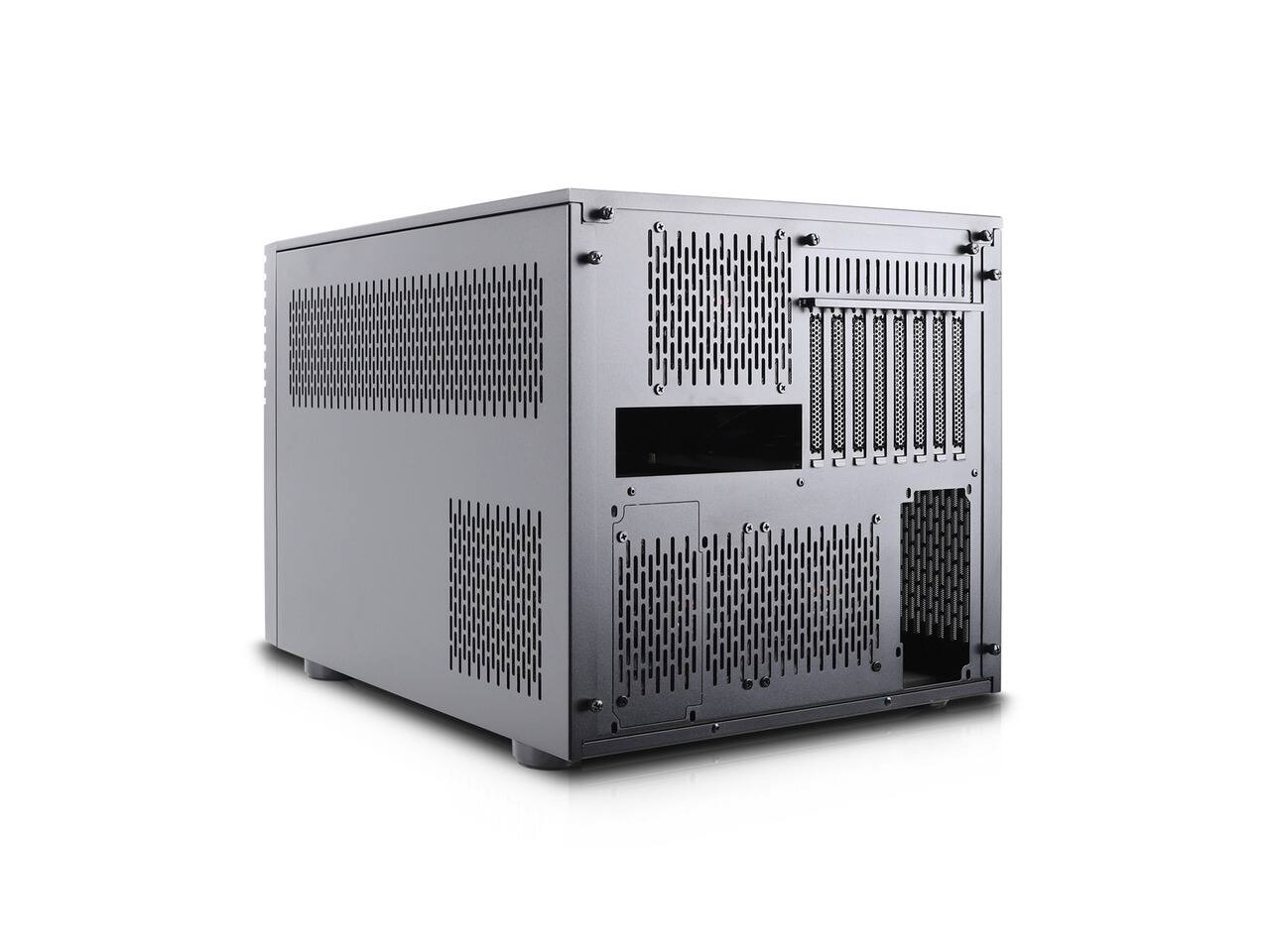 Alt View 4. Rosewill - Rosewill HEARTH NAS PRO MAX | 12x3.5" HDD, 6x2.5" SSD | E-ATX/EEB | 360mm AIO | USB 3.2 Type-C - Black.