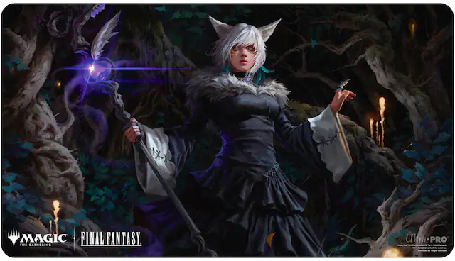 Magic: The Gathering Ultra Pro Playmat featuring Final Fantasy artwork.
