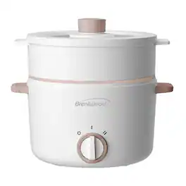 Brentwood - 3 Liter Multi-Function Electric Hot Pot Cooker - White
