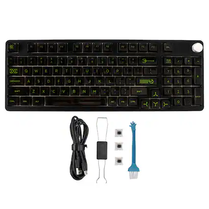 F1 F2 F3 F4 F5 F6 F7 F8 F9 F10 F11 F12 DEL ! 1 2 3 4 5 6 7 8 9 0 - = NUM LOCK / * - DZ CAPS LOCK Q W E R T Y U I O P - - - SHIFT Z X C V B N M - - - CTRL WIN ALT ALT FN CTRL 0