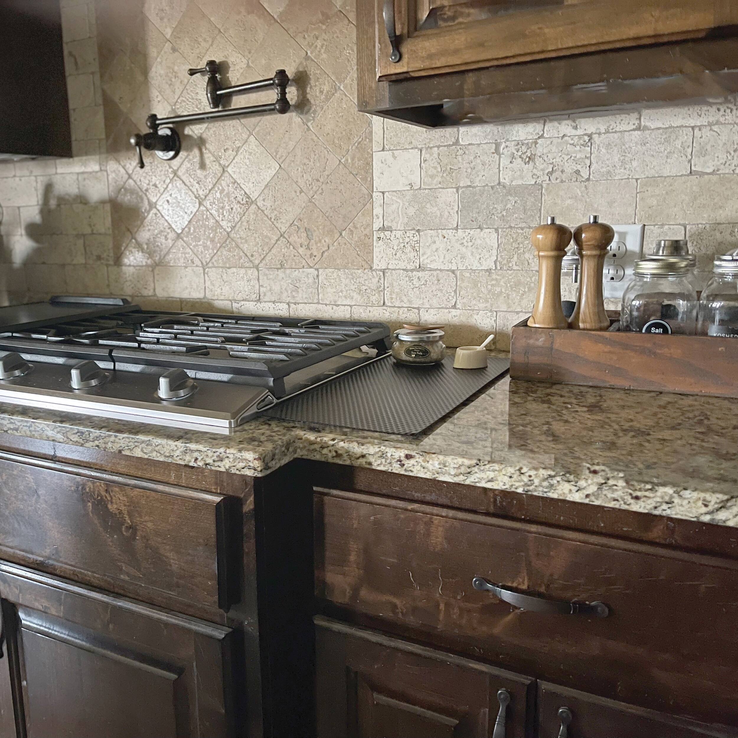 Alt View 4. Range Kleen - 8.5 x 20-Inch Silverwave Nonslip Counter Protective Mat.