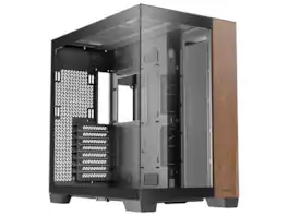 Antec - C8 Wood, Dual-chamber, Type-C, 360mm Radiator, Seamless TG Panels, RTX 40 compatible Full-Tower Case - Wood