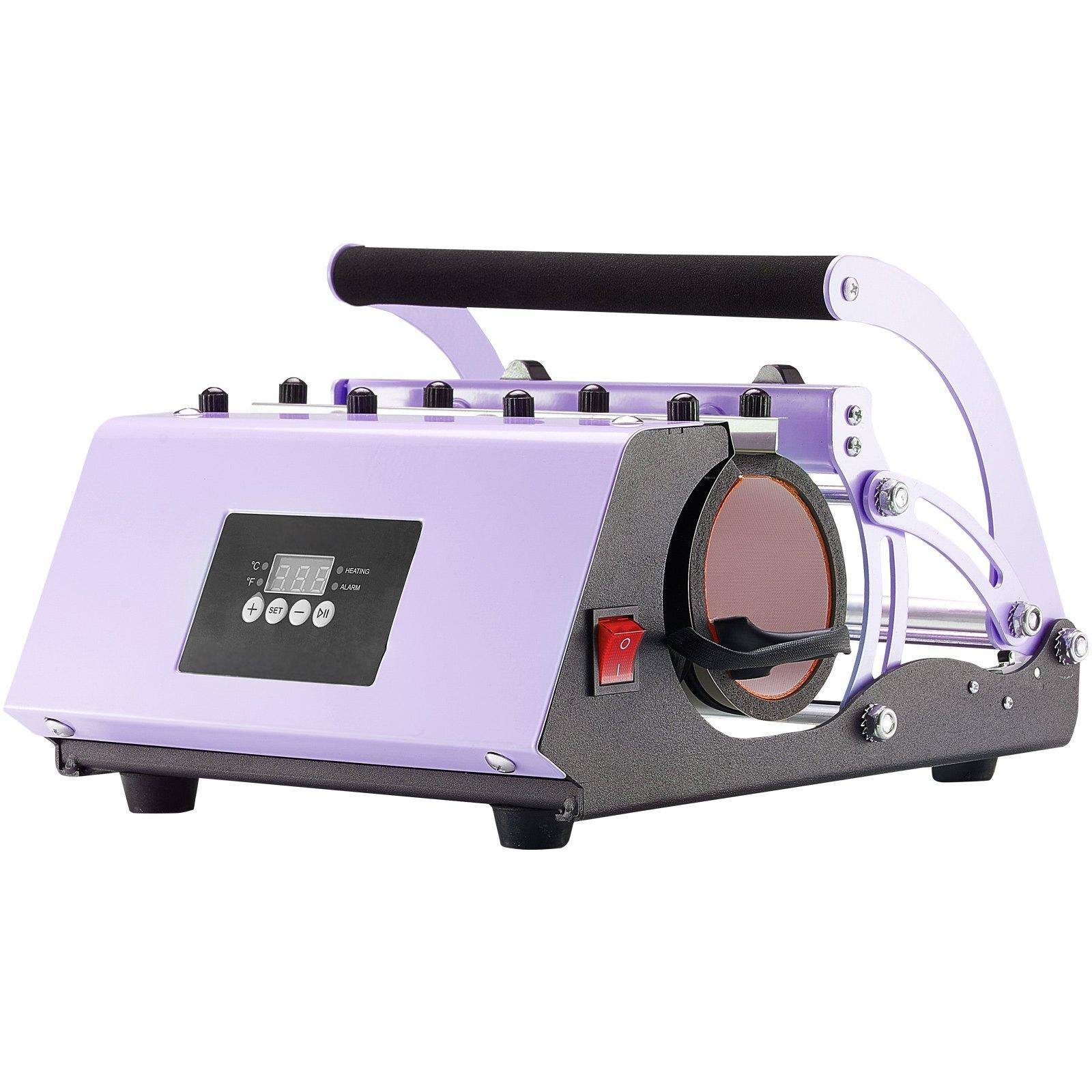 Alt View 10. Glintex - 11–30oz Tumbler Heat Press Machine, Fast Even Heating, Time/Temp Settings, Includes Paper, Tape & Heat Gloves.