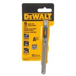 Dewalt - 4-1/4 in. Sliding Snap-Off Utility Knife Black/Silver