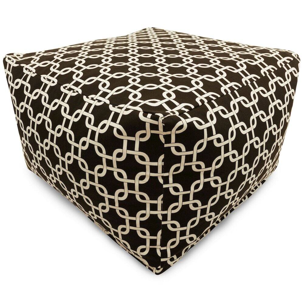 Majestic Home - Ottoman Pouf Links - Black