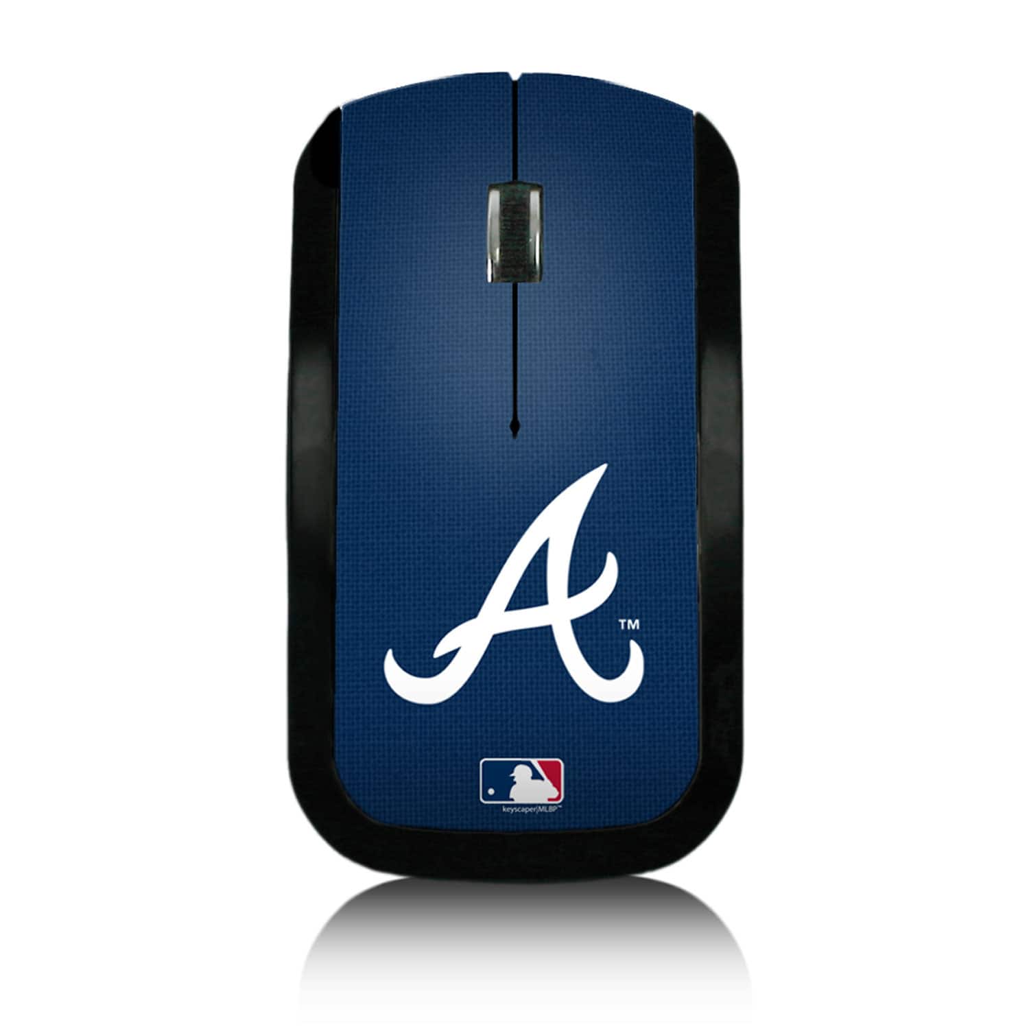 Keyscaper - Atlanta Braves Team Logo Wireless Mouse - Wireless - Multicolor