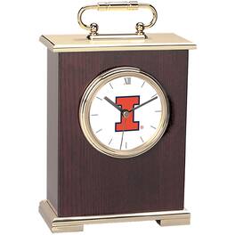 Jardine - Illinois Fighting Illini Carriage Clock - Gold