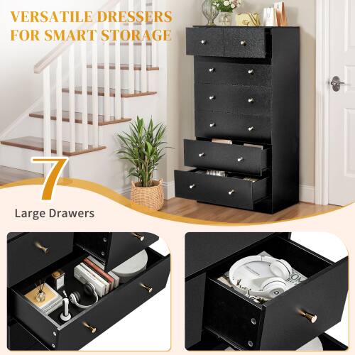 VERSATILE DRESSERS FOR SMART STORAGE

7 Large Drawers