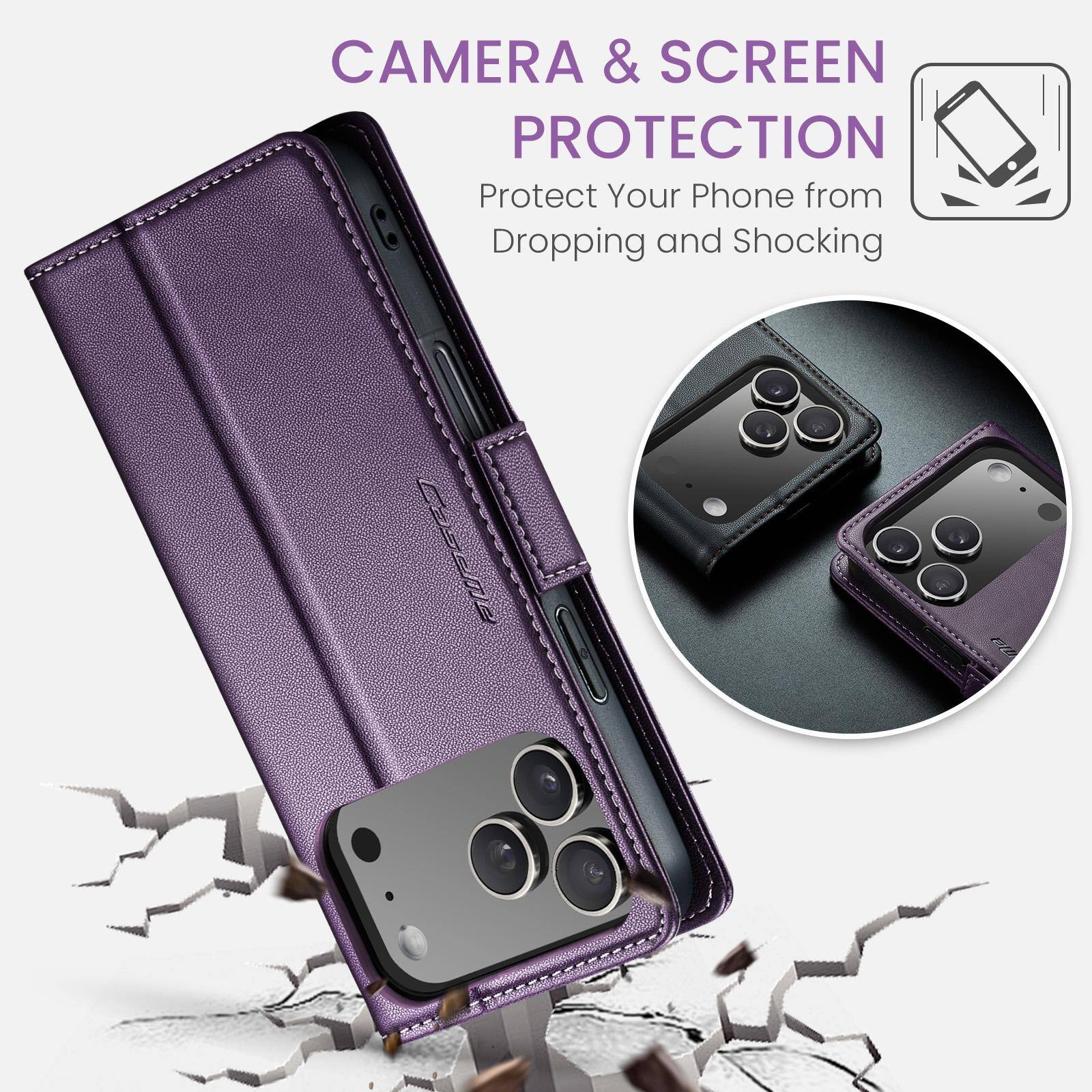 CAMERA & SCREEN PROTECTION  
Protect Your Phone from Dropping and Shocking