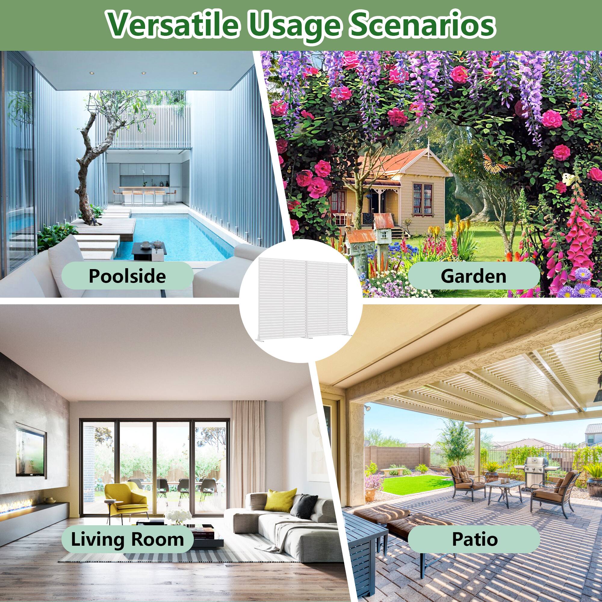 Versatile Usage Scenarios

- Poolsides
- Garden
- Living Room
- Patio