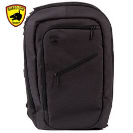 Guard Dog Security - Tactical Backpack Proshield Smart TSA Approved W/ Charging Bank - Black