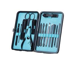 Beauty Hub Ecommerce - 15-Piece Manicure & Pedicure Kit - Black