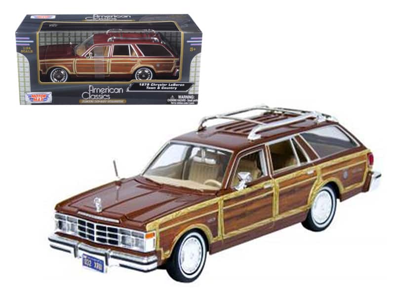 1979 Chrysler Lebaron Town and Country Burgundy 1/24 Diecast Model Car by Motormax price history on PriceWatchPro