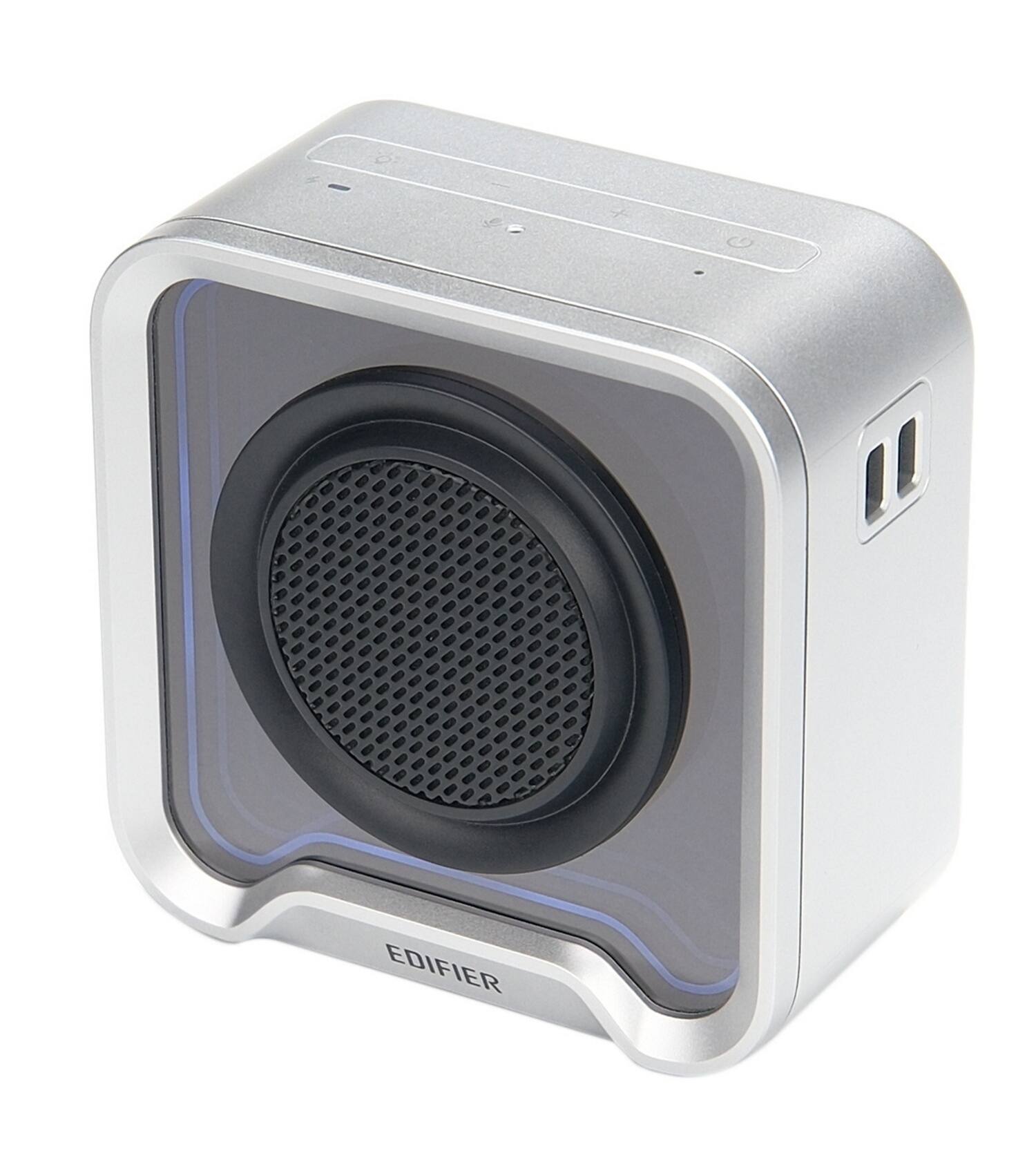 Alt View 1. Edifier - QS20 Portable Bluetooth Speaker - Silver.