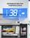 LED Display for Real-Time Temperature Control
33 ~ 41°F / 2 ~ 8°C adjustable temperature
38
AUX
mute set