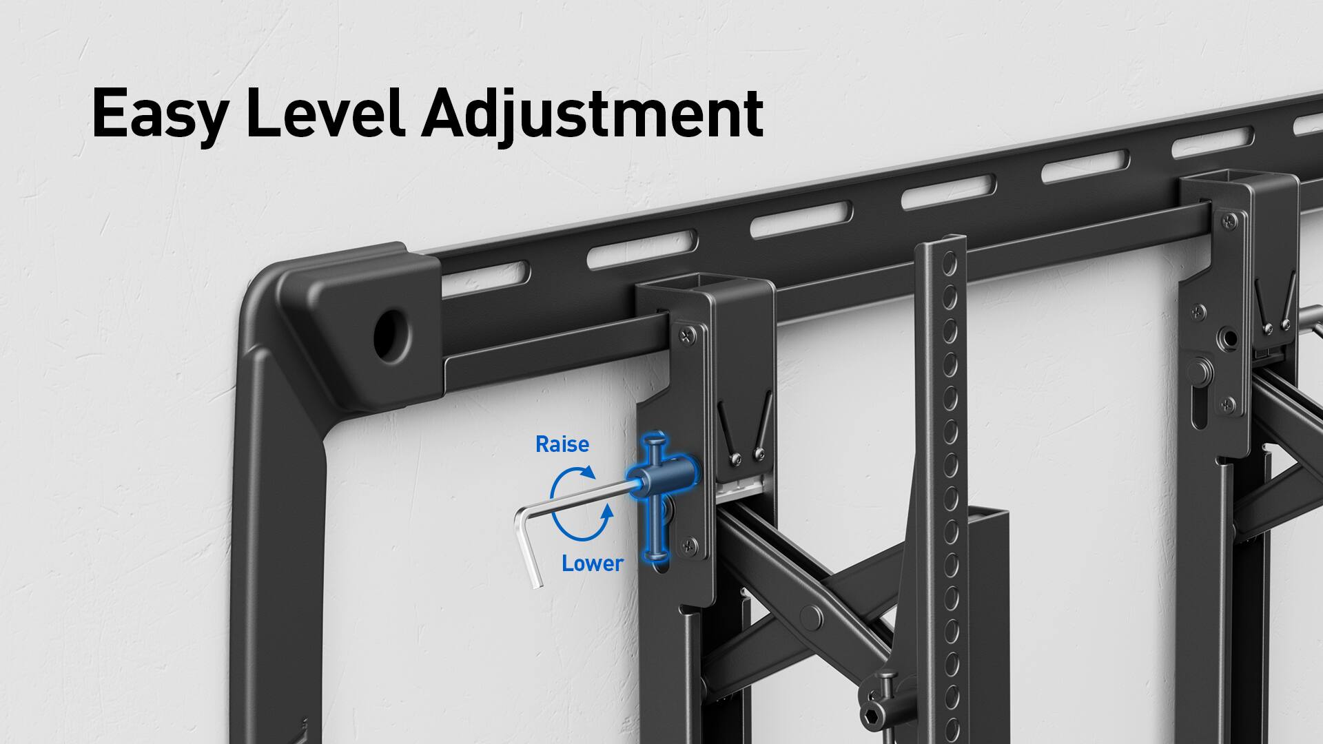 Easy Level Adjustment Raise Lower