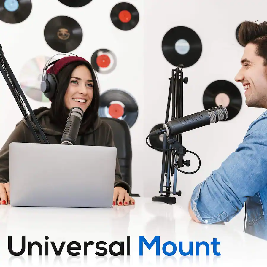 Sound Around USB Suspension Boom Microphone Stand, Adjustable Arm for ...