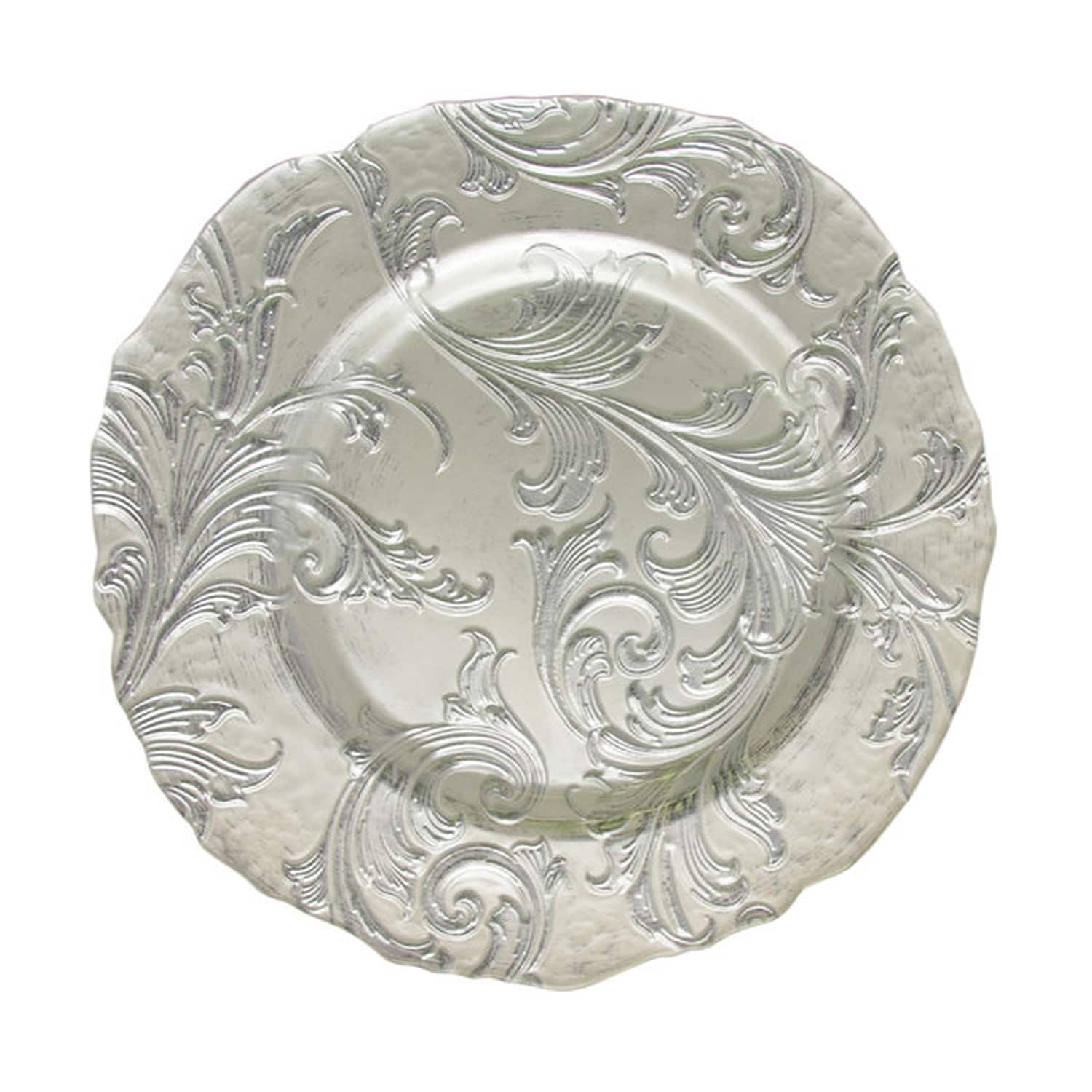 "American Atelier - Vanessa Charger Plate- 13"" D - Silver" price history on PriceWatchPro