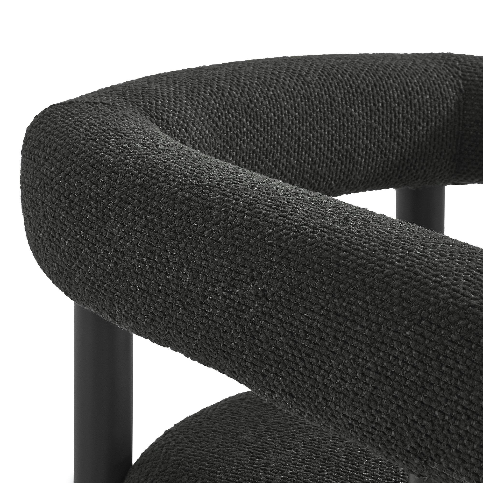 Alt View 7. Modway - Nautica Outdoor Patio Aluminum Dining Armchairs Set of 2 by Modway - Charcoal Graphite.